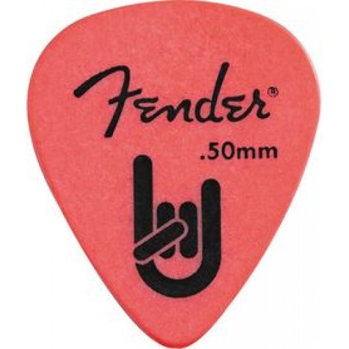 FENDER 351 ROCK-ON TOURING PICKS Red