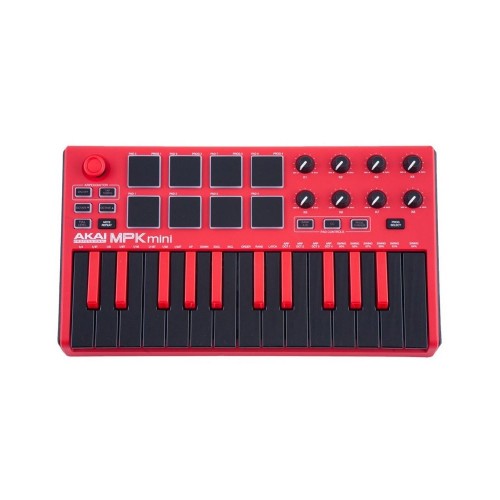 MIDI-клавиатура AKAI PRO MPK MINI MK2 RED USB