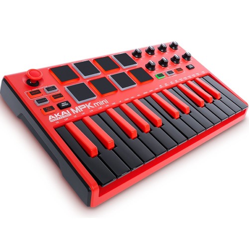 MIDI-клавиатура AKAI PRO MPK MINI MK2 RED USB