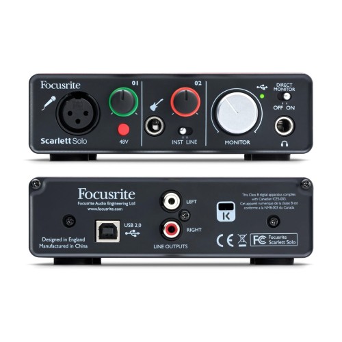 Focusrite Scarlett Solo 2nd Gen USB