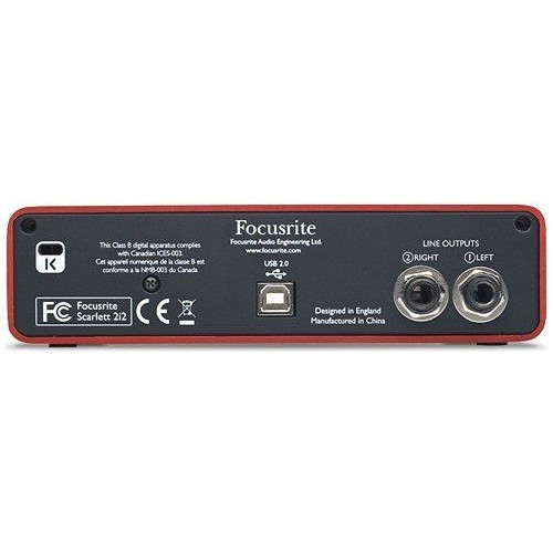 Focusrite Scarlett 2i2 2nd Gen USB