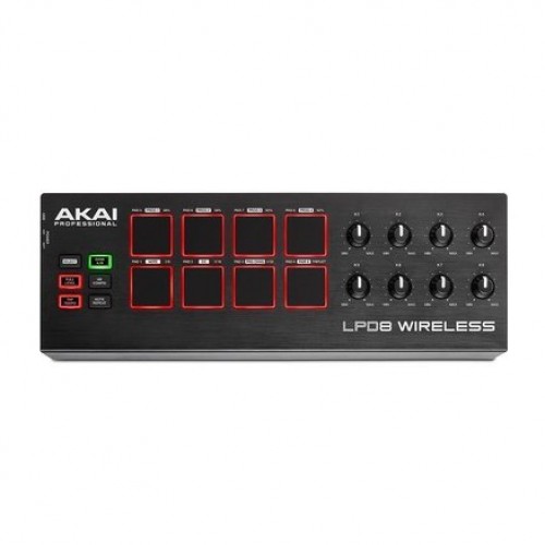 AKAI PRO LPD8 WIRELESS Портативный беспроводной USB/MIDI-контроллер