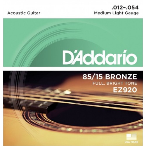 Струны для акустической гитары D'Addario EZ920