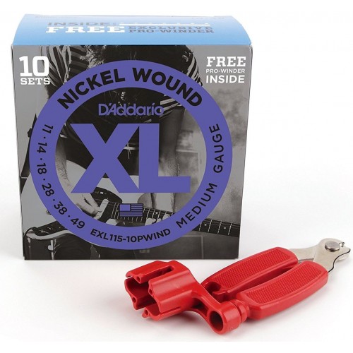 D'addario EXL115 / 10PWIND